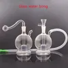 Venta al por mayor 2style mini barato Hookah Colorful Glass quemador de aceite pipa agua tabaco dab rig bong para fumar con un recipiente macho de 10 mm y manguera de silicona