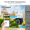 CCTV-Objektiv Techage H.265 8CH 4MP Wireless-Kamerasystem Humanoid Auto Tracking Smart AI PTZ-Kamera Zwei-Wege-Audio Mini-WLAN-Überwachungsset YQ230928