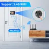 ドアベルセティム4.3inchスマートホームTuya Peephole Doorbell Camera 1080p 200W Pixel Door Viewer Night PIR Motion Detection Video Door Bell YQ230928