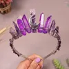 Haarspeldjes Natuurlijk Kristal Zwart Veelkleurig Wit Wicca Heks Accessoires Zon Maan Kroon Hoofdband Tiara Cadeau