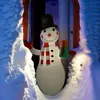 1pc, boneco de neve inflável de Natal com luzes espessadas de pvc decoração de Natal inflável de 70,87 polegadas, boneco de neve inflável, decoração de cena, decoração de festivais, decoração de casa, decoração, decoração,