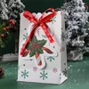 クリスマスの装飾bowknotギフトバッグ12pcs/set