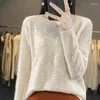 Women's Sweaters Smpevrg Woman's Sweater Winter Thick Casual Pullover Female Long Sleeve O-Neck Jumper Loose Large Size Woollen Knitted Tops