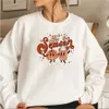 Dames Hoodies Sweatshirts Retro Boho Herfst Sweatshirt Spooky Season Dames Halloween Pullover Pumpkin Spice Ronde hals Grappig Unisex Tops YQ230928