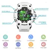 Wristwatches Waterproof Sport Wrist Watches Men Original Digital Multifunctional Electronic Hand Clock Boy Luminous Large Male