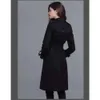 2023 Hot Classic Item! Fashion England Design Trench Coat/Women High Quality Cotton X-Long Style Jacket/Double Breasted Slim Fit Trench/Kne Length Trench