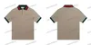 Xinxinbuy Homens Designer Tee Camiseta 24ss Polo Letra Dupla Bordado Bolso Manga Curta Algodão Mulheres Preto S-2XL