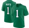 Dhgate Jerseys de futebol personalizado Kelly Green Hurts Smith Sanders Slay Jr Kelce Dawkins Brown Cunningham Graham Vick Yakuda Store Ed Jersey