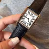 Lady AAA Car ti Orologio al quarzo rettangolare Acciaio inossidabile con fibbia scorrevole Orologi da donna in oro Orologio subacqueo luminoso con zaffiro Montre de Luxe Orologi da polso firmati A36