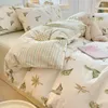 Ensembles de literie pour enfants, sans remplissage, housse de couette, drap plat, taie d'oreiller, linge de lit doux, dortoir, chambre à coucher, textile de maison