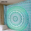 Tapestries Mandala Bohemian Yoga Mat Beach Towel Shawl Blanket Indian Wall Hanging Tapestry Tapisserie Decoration Mural 230928