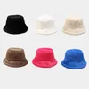 Beralar 2023 Kış Polyester Sıcak Düz Renk Kova Şapkası Balıkçı Erkek ve Kadınlar İçin Açık Hava Seyahati 191