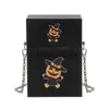 Totes Mała torba na pudełko z lustrem dla kobiet Halloween Gothic Style Mała kwadratowa torba Śmieszna i kreatywna torba na ramię Crossbody Bag16blieberyeyes