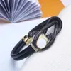 Handmade Knots Rope Bracelet Unisex Leather Bangle Classic for Man Women With Letter Luxury Bracelets High Quality Jewelry Accesso3180