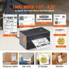 طابعة Vevor Thermal Label Printer 300DPI للحزم البريدية 4x6 طباعة مع التعرف على التسمية التلقائية ببلوتوث