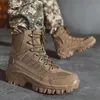 Kleidschuhe Grüner Militärmann Taktische Stiefel Herbst Wandern Outdoor Langlebiger Seitenreißverschluss Qualität Rutschfest Big46 230927