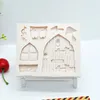 Moules de cuisson Luyou 1pc dessin animé maison gâteau décoration accessoires silicone fondant moule résine outils cuisine fm020