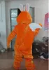 Halloween belle orange grande queue écureuil mascotte costume de qualité supérieure dessin animé animal anime thème personnage Noël carnaval fête costumes