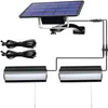 Dual Head Solar Light DrawString Garden Wall Outdoor Street Lamp Waterproof Split LED -glödlampa med dragslampor216t