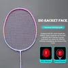 Racchette da badminton più leggere 10U 52G corde interamente in fibra di carbonio racchetta da allenamento professionale tensione massima 35 libbre con borse per adulti 230927