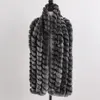 Szaliki marka mody mody Lady Rex Rabbit Futra szalik Kobiety zima ciepłe naturalne szyici w stylu 230927