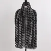 Scarves Brand Knitted Fashion Lady Real Rex Rabbit Fur Scarf Women Winter Warm Natural Long Style Neckerchief 230927