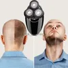 Electric Shaver Men's Beard Shaver Electric USB Rechargeable 3 Floating Heads Shaving Razor Washable Hair Trimmer Bald Head Clipper YQ230928