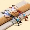 Solglasögon Kvinnors Sports Reading Glasses TR90 Frame Far Sight Recept Eyewear Flexible Round Blue Light Proof Computer