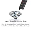 Stud Oorbellen YUZBT S925 Sterling Zilver Massief Totaal 4 Ct Uitstekende Cut Diamond Past D Kleur Hart Moissanite Voor Vrouwen