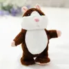 İstihbarat oyuncakları kawai18cm Konuşan Hamster Fare Pet Peluş Oyuncak Sevimli Konuşma Ses Kayıtları Çocuklar İçin Eğitim Hediyeleri 230928