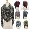 Hoeden Sjaals Handschoenen Sets Vrouwen Winter Warm Luipaard Print Lange Wrap Sjaal Sjaal Stole Cape 3 In 1 Unisex Beanie Ski snood