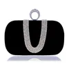 Sacs de soirée Luxe femmes sacs de soirée diamant luxe pochette fête diamants dame noir rouge chaîne sac à bandoulière sacs à main pour sac à main 230927