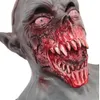 Party Masks Halloween Bloody Horror Masks Adult Zombie Monster Mask Latex Costume Carnival Party Full Head Helmet Haunted House Prop 230927