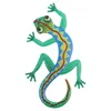 Wall Stickers Metal Gecko Ornament Lizard Decor Hanging Accessories For Home Garden