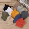 Chaussettes en coton pour hommes, 15 paires, bouche peu profonde, fine, haute qualité, couleur unie, mode colorée, bateau de loisirs rétro Harajuku