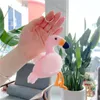 Plush Keychains Wholesale 46pcs/lot 14cm Flamingo Hanging Creative Gifts Wedding Plush Keychains toys Girls Bag Car buckle 230927