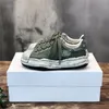 Canvas mmy schoenontwerper oplossen schoenen gewassen stijl casual schoen vrouwen mannen veter maison mihara yasuhiro rubber trainers sneaker st9a