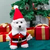 Costumi per gatti Trasformazione di animali domestici Vestiti per cani Babbo Natale Natale Modello in piedi