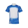 Wholesale Sublimation Bleached Shirts blank Heat Transfer Shirt Polyester T-Shirts US Men Women Party Supplies B1011