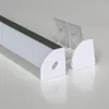 20m10pcs Mycket 2M per styck Anodiserad aluminiumprofil för LED -strip Light Triangle Shape Strips2573