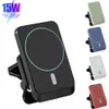 15W Uchwyt telefonu Magnetyczne bezprzewodowe ładowarki samochodowe do iPhone'a 12 Pro Max Mini Magsafing Szybkie ładowanie184b