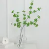 Decorative Flowers Artificial Plants Fake Realistic Leaf Natural Color Easy Maintenance Fine Texture Simulation For A