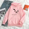 Women's Korean KPOP Bangtan Band Members Color Expression Print Women Harajuku Boy And Girls Sport Casual Tops YQ230928