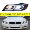 Lampe avant de style de voiture pour BMW E90, phares 2005 – 2012 320i 318i 323i 325i E90, phare DRL Hid Bi faisceau xénon, accessoires 253d