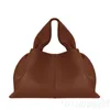 Женская сумка через плечо из зернистой кожи, дизайнерская сумка с буквенным принтом в классическом стиле, винтажная с позолоченным серебром, креативная роскошная сумка, сумка в виде клецок xb023
