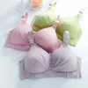 Soutien-gorge d'allaitement de maternité Intimates, boucle ouverte, sans anneau en acier, double couche, sans couture, sous-vêtements de soutien-gorge d'allaitement post-partum avec poitrine respirante amovible 230927