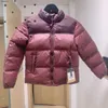 Babykläder småbarn barn nf ner barn designer vinter jackor pojkarna flickor ungdomar utomhus norra varm parka puffer brev tryck kläder ansikte utkläder