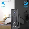 Dörrklockor tuya smart video dörrklocka utomhus trådlös dörr klocka pir natt vision wifi kamera video intercom smart liv säkerhet skydd yq230928