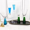 Wine Glasses 200-300ml Creative Slightly Luxury Goblet Electroplating Modern Art Cup Festival Banquet Champagne Cocktail Drinkware