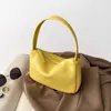 Evening Bags Genuine TOGO Leather Handbag One Shoulder Bag Women Soft Leisure Zipper Safe Luxury Fashion Wearing Yellow Colors